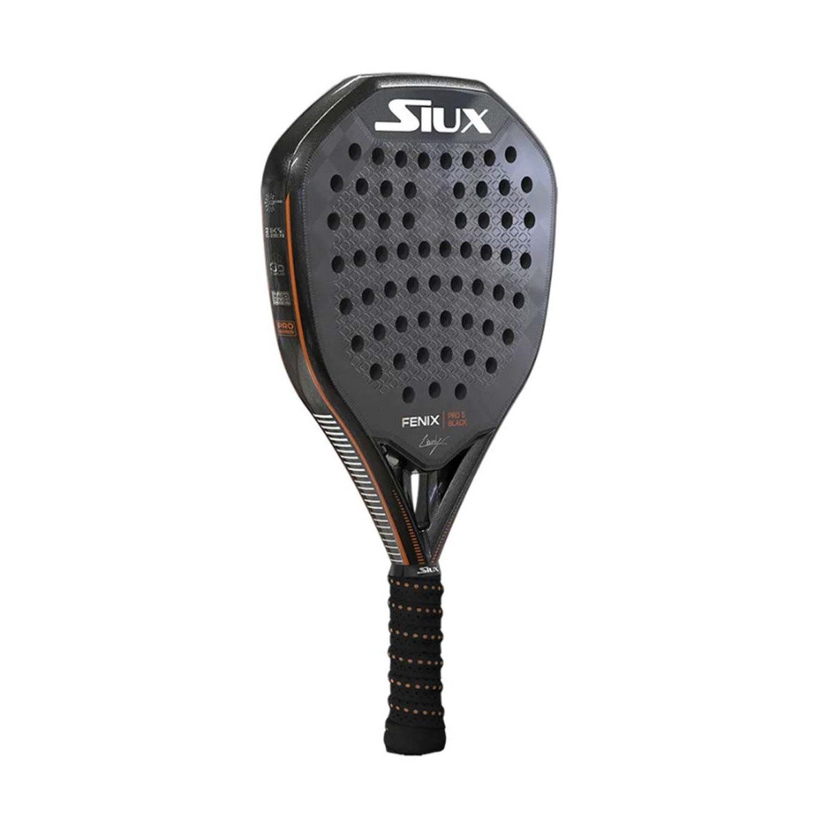 Raquette de padel Siux Fenix Pro 5 Black Edition Augsburger