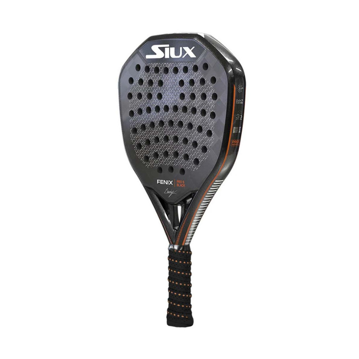 Raquette de padel Siux Fenix Pro 5 Black Edition Augsburger