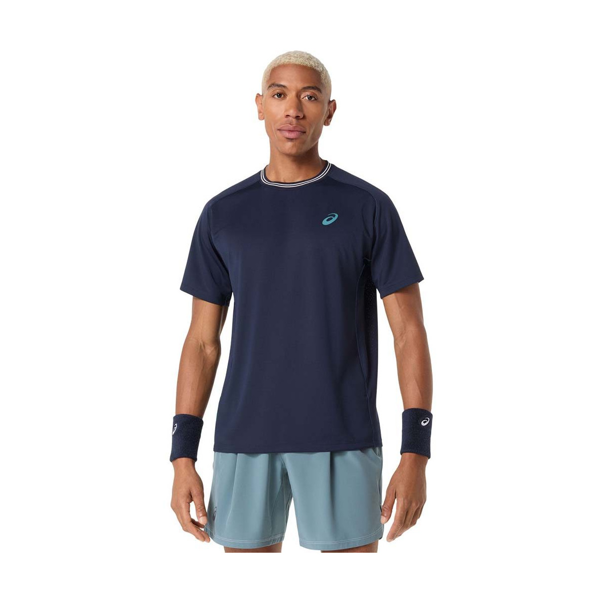 T-Shirt Asics Game SS Bleu marine