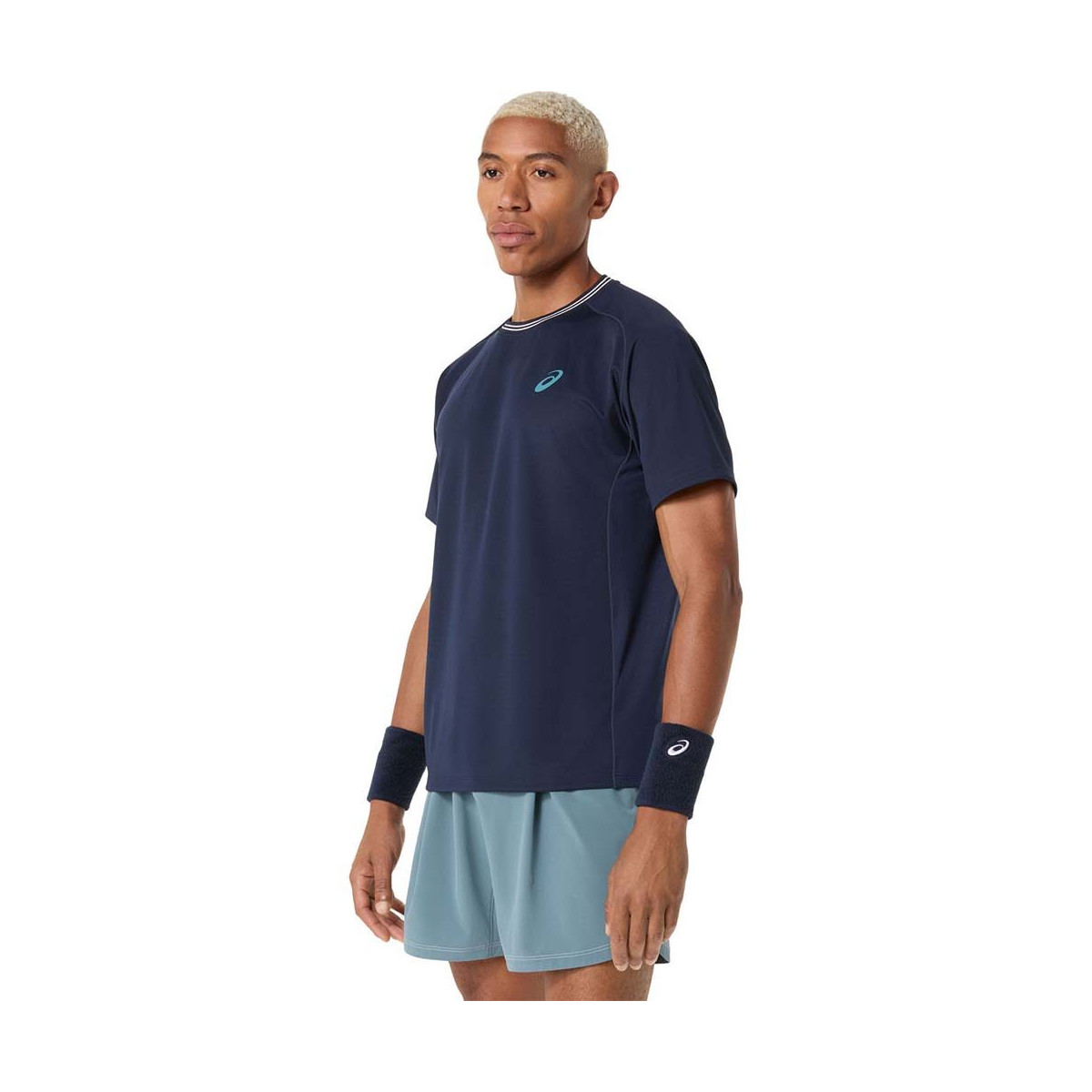 T-Shirt Asics Game SS Bleu marine