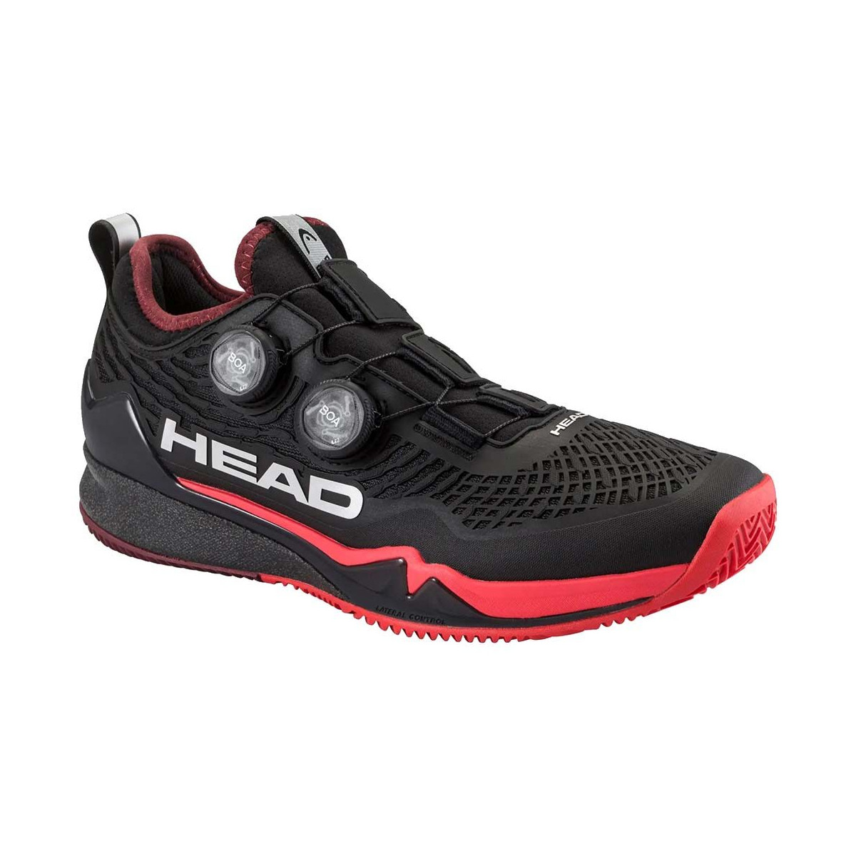 Chaussures Head Endure Pro BOA Clay Noir / Rouge