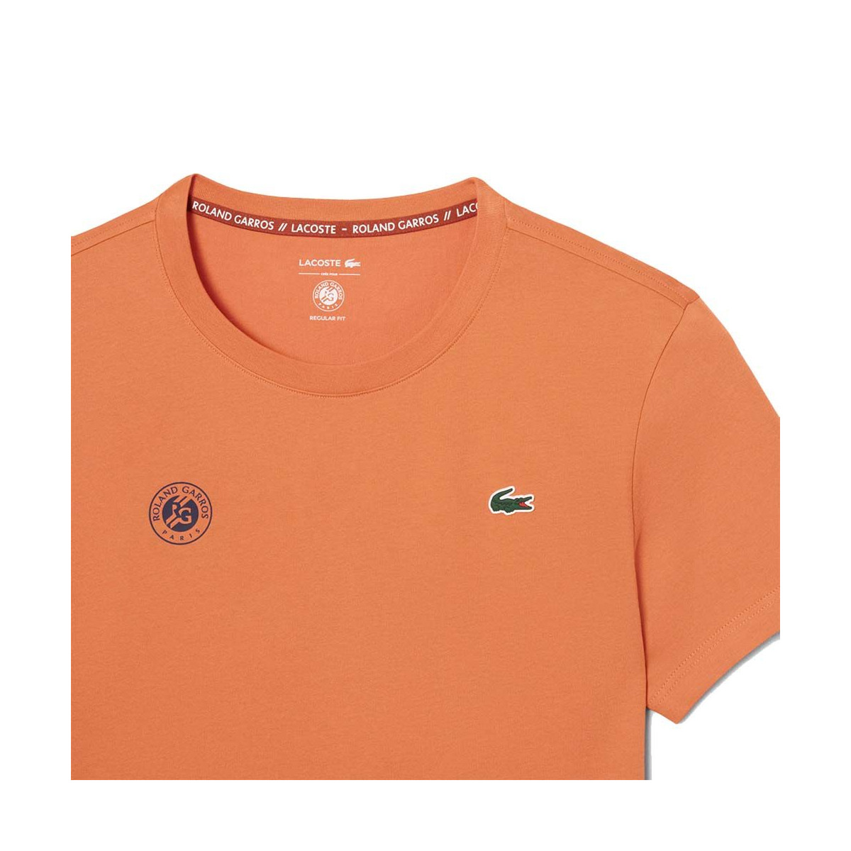 T-Shirt Lacoste Tennis Roland Garros Orange