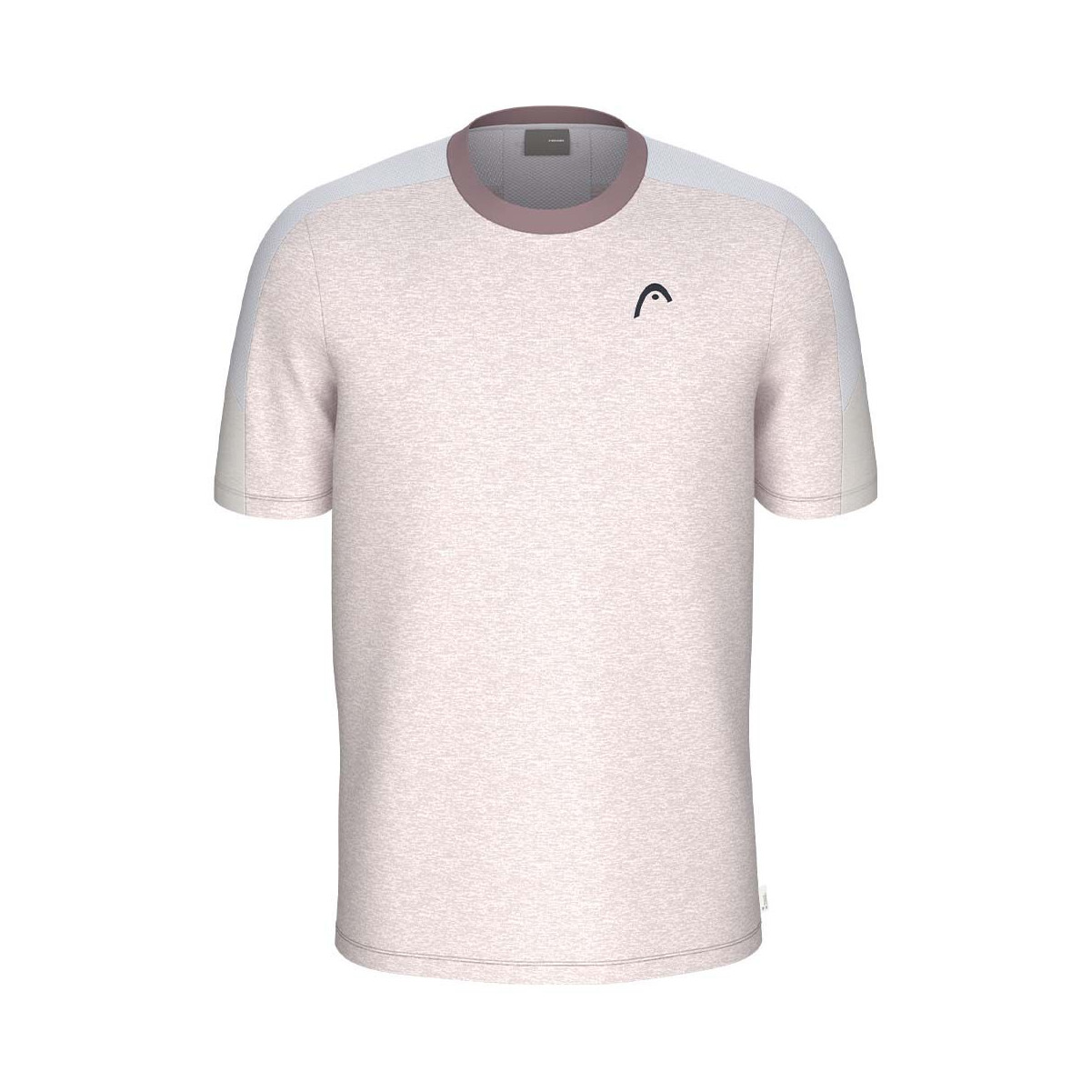 T-Shirt Head Play Tech 26 Rose chiné