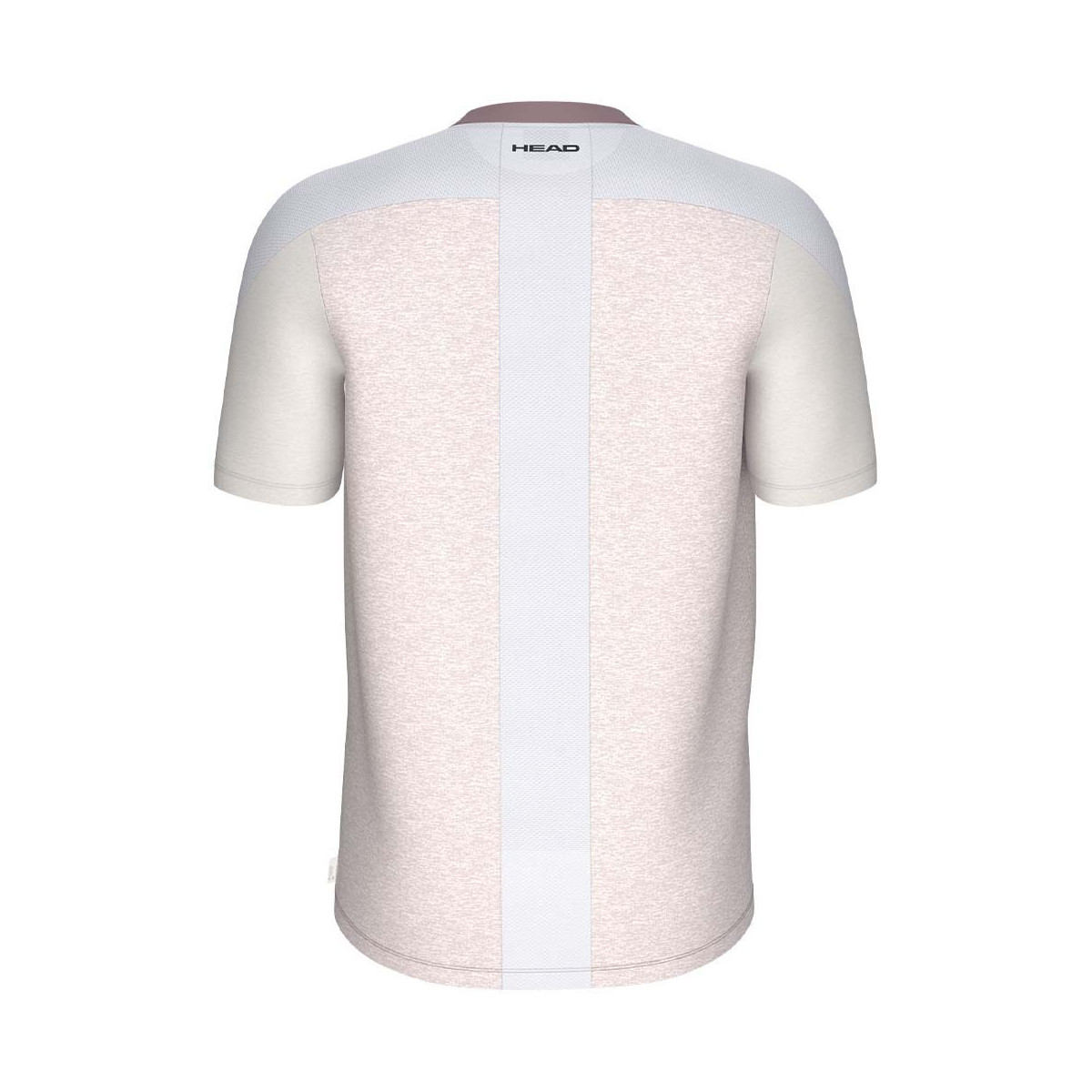 T-Shirt Head Play Tech 26 Rose chiné