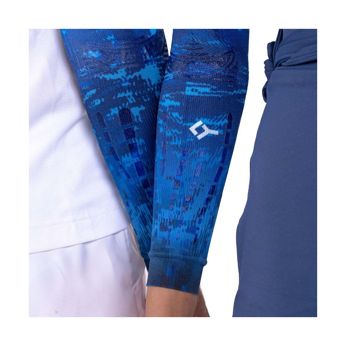Manchon de compression Floky NO-STRAIN Evolution Blue Supernova