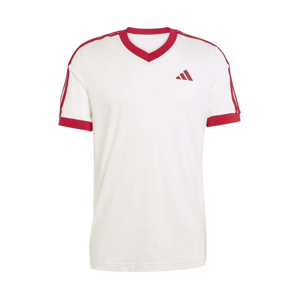 T-Shirt Adidas Tennis Classics Blanc / Rouge