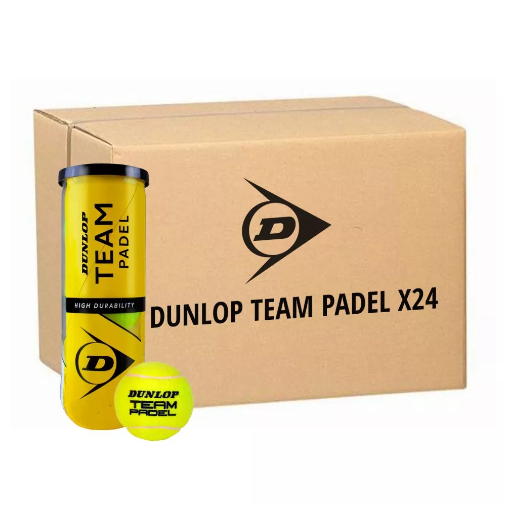 Balles De Padel Dunlop Pro - Boîte De 3 Balles - Noyau Haute Vitesse Pour Compétition, Ligue Et Entraînement - Qualité Professionnelle