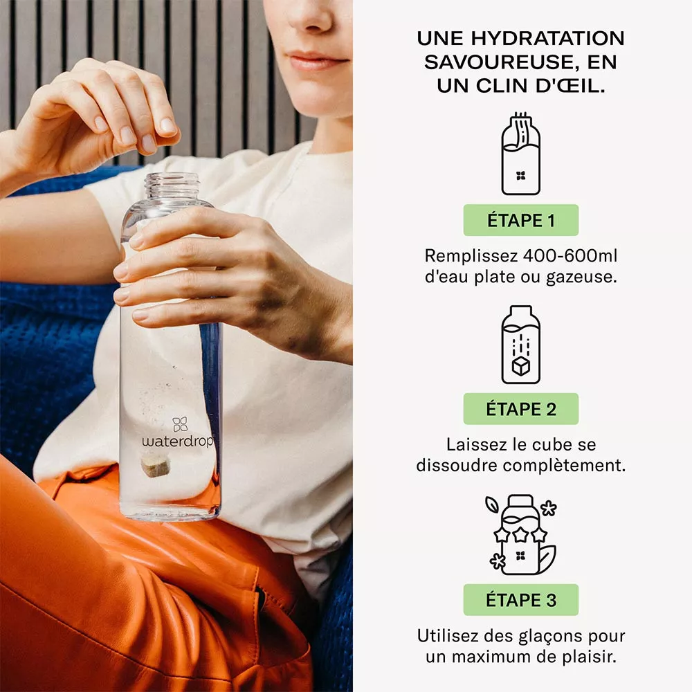 Microdrink Waterdrop Thé Glacé Pêche x12