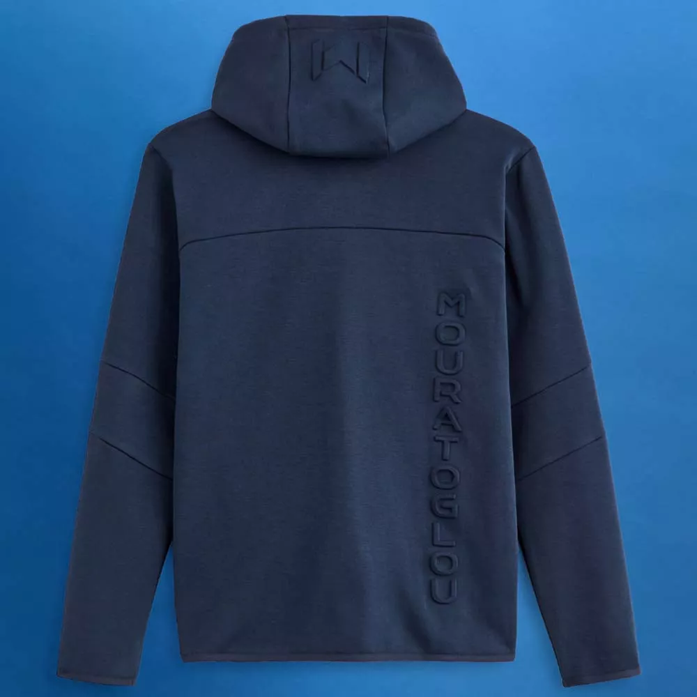 Sweat à capuche Mouratoglou Bleu marine
