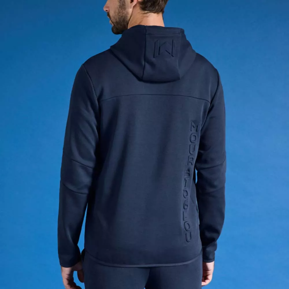 Sweat à capuche Mouratoglou Bleu marine