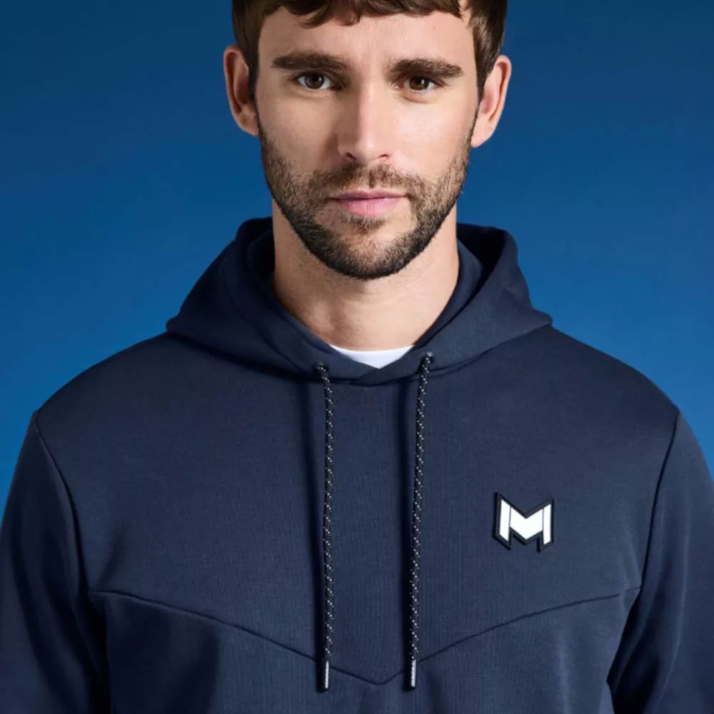 Sweat à capuche Mouratoglou Bleu marine