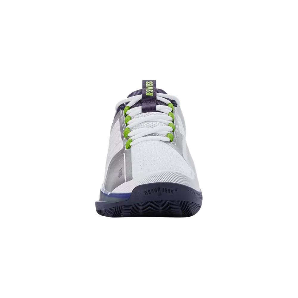 Chaussures K-Swiss Ultrashot 3 HB Terre battue Blanc / Bleu Gris