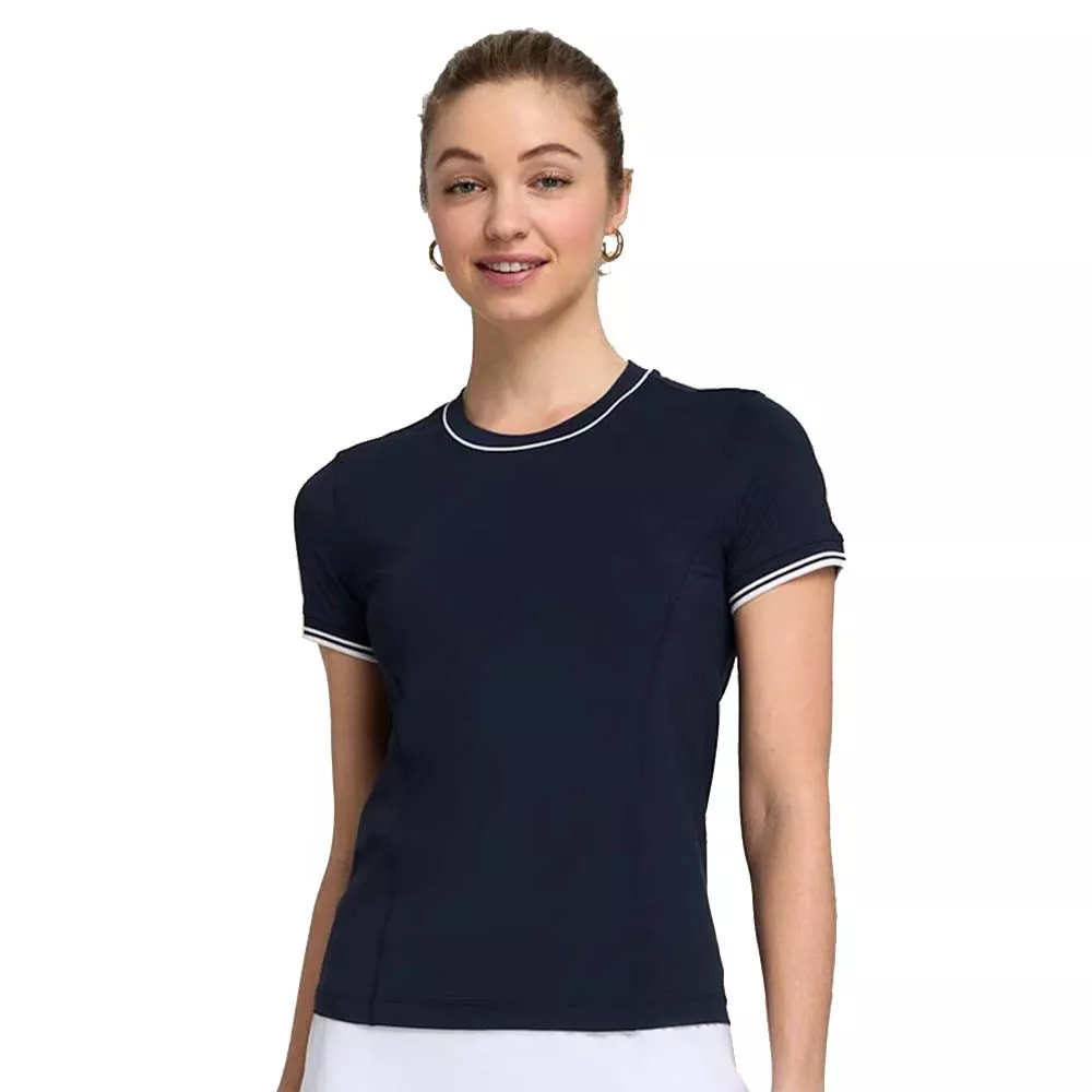 T-Shirt Wilson Team Seamless Femme Bleu marine