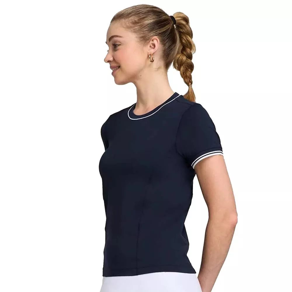 T-Shirt Wilson Team Seamless Femme Bleu marine