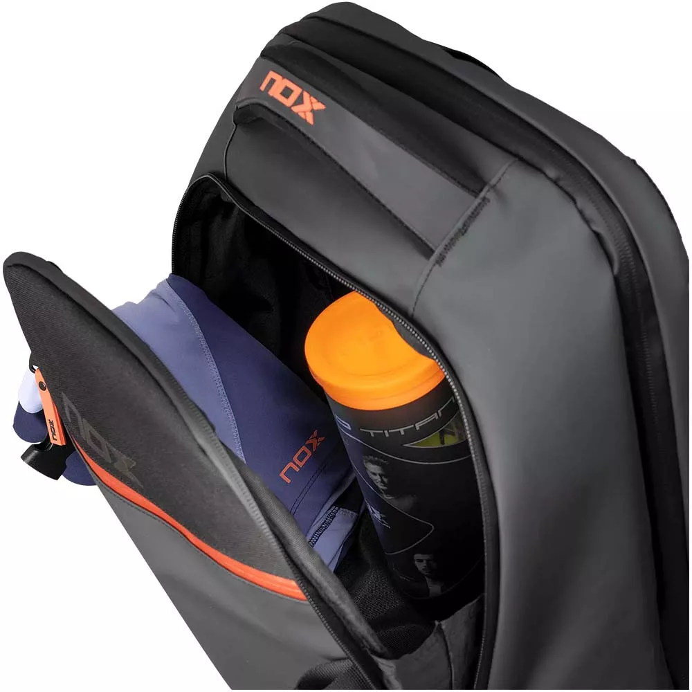 Sac à dos Nox Luxury Open Series Noir / Rouge