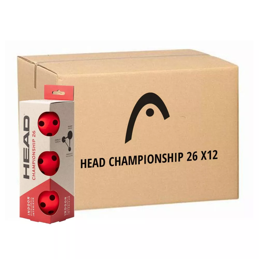 12 boites de 3 Balles Pickleball Head Championship 26