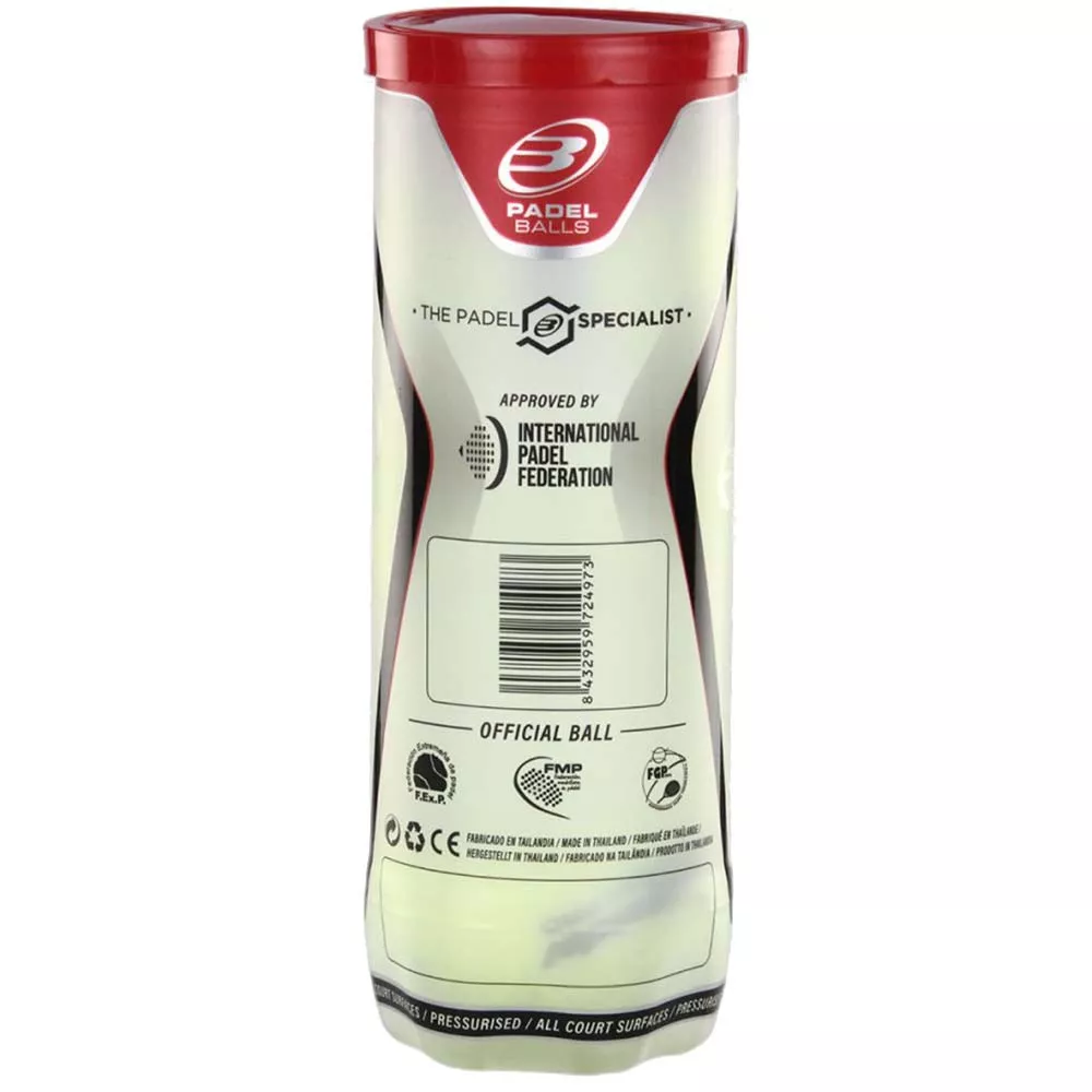 Tube de 3 balles Bullpadel Premium Pro