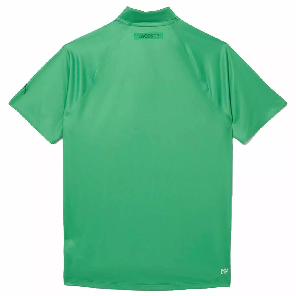 Polo Lacoste Tennis Novak Djokovic Player Vert / Blanc
