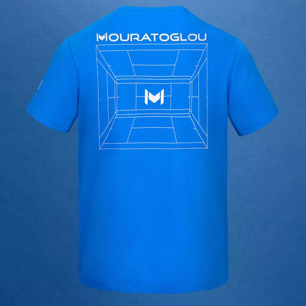 T-shirt Mouratoglou Graphique Melbourne Bleu