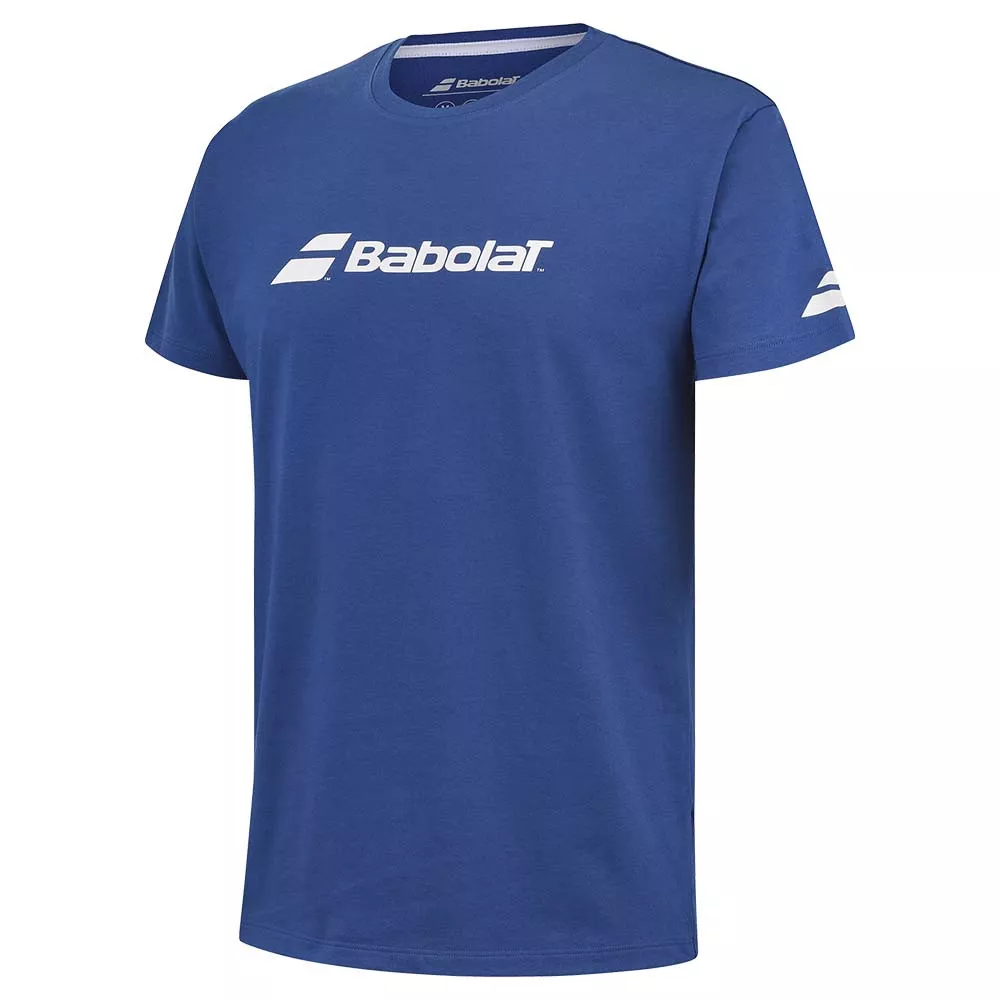 T-Shirt Babolat Exercise Garçon Bleu Marine