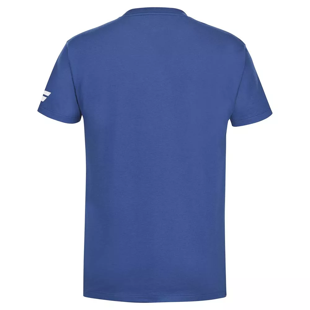 T-Shirt Babolat Exercise Garçon Bleu Marine