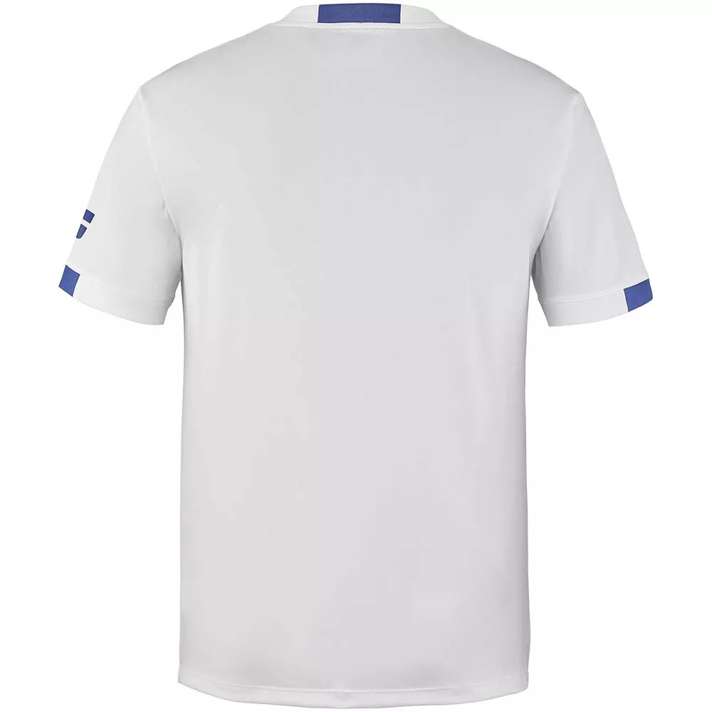 T-Shirt Babolat Play Crew Neck Junior Blanc