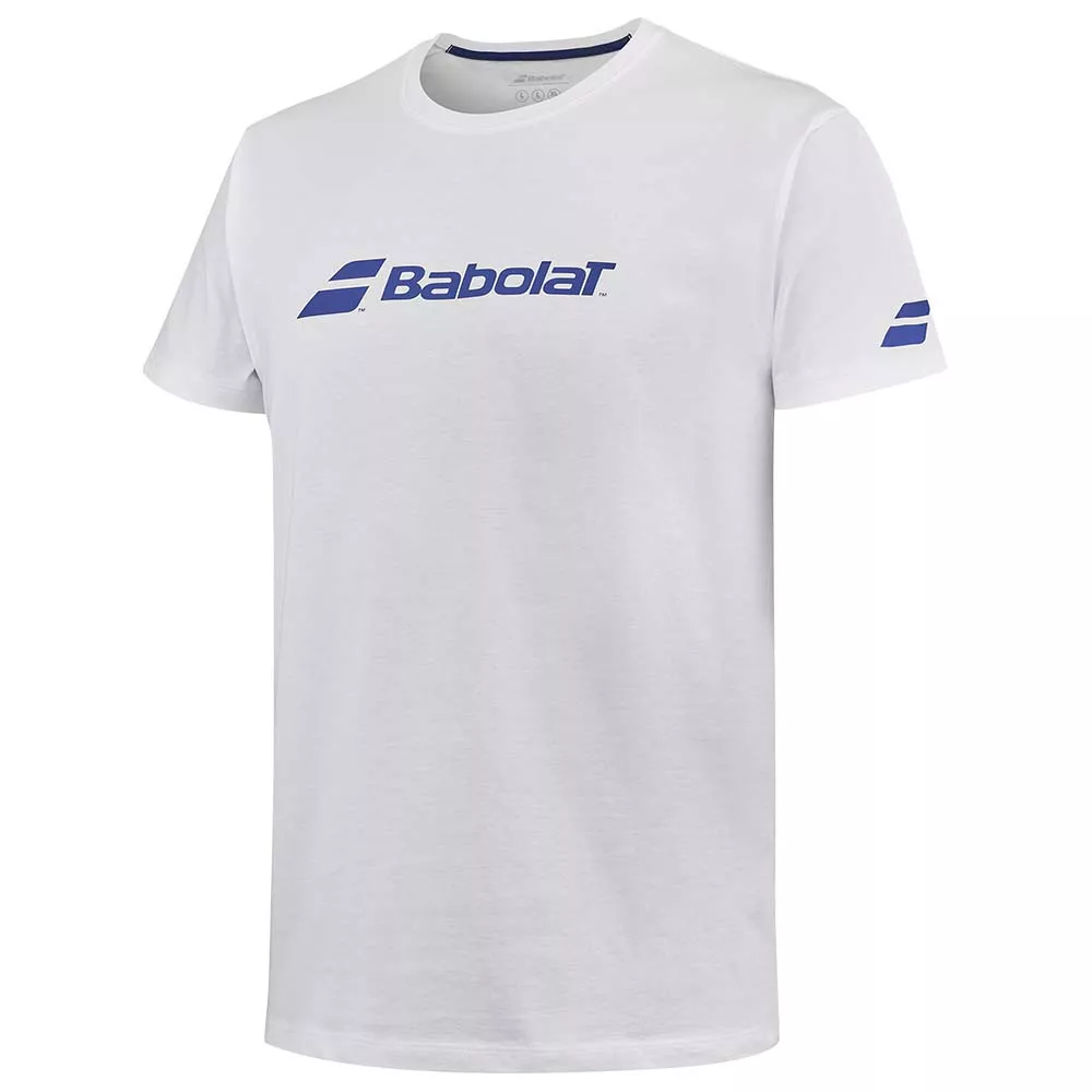 T-Shirt Babolat Exercise Garçon Blanc