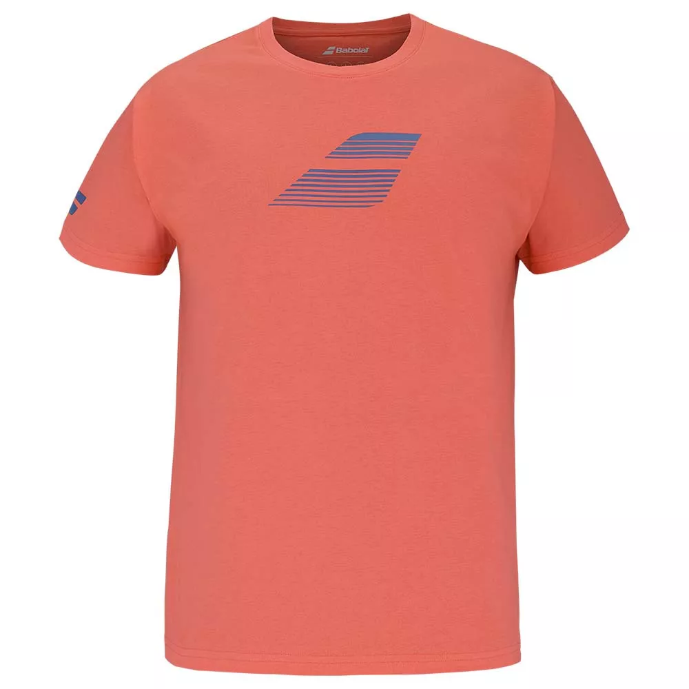 T-Shirt Babolat Cotton Junior Rouge