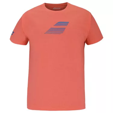 T-Shirt Babolat Cotton Junior Rouge