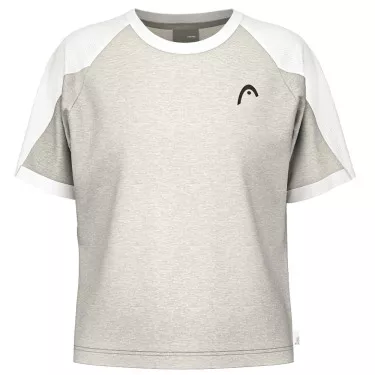 T-Shirt Head Play Tech Femme Gris