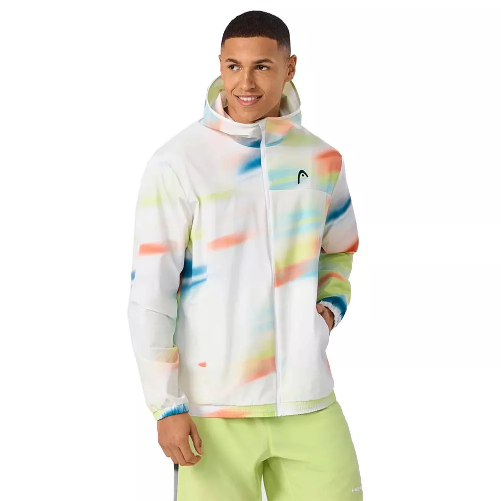 Veste zippée Head Blur Blanc / Multicolore