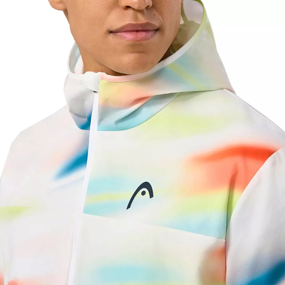 Veste zippée Head Blur Blanc / Multicolore
