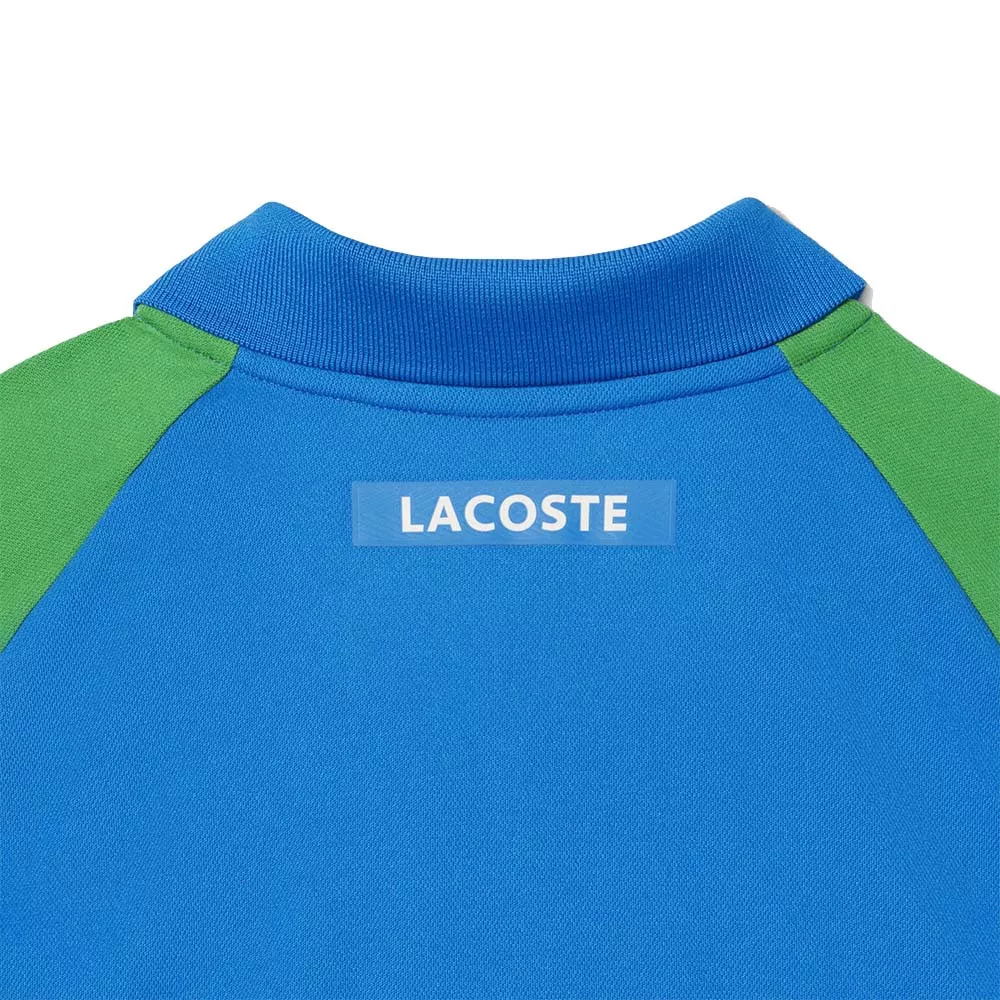 Polo Lacoste Tennis Color-Block Ultra Dry Bleu azur / Vert