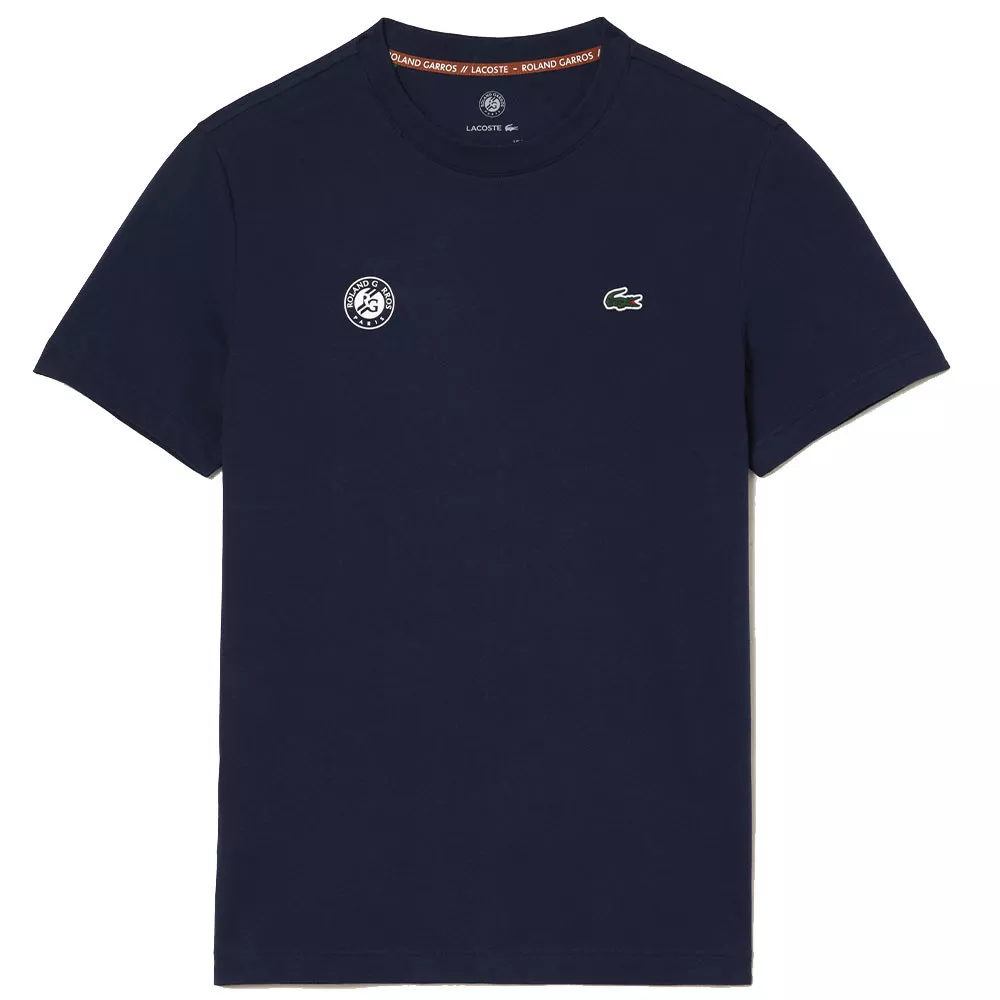 T-Shirt Lacoste Tennis Roland Garros Bleu marine