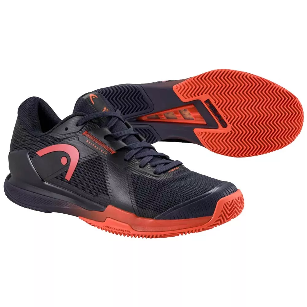 Chaussures Head Sprint Pro 4.0 terre battue Bleu foncé / Rouge