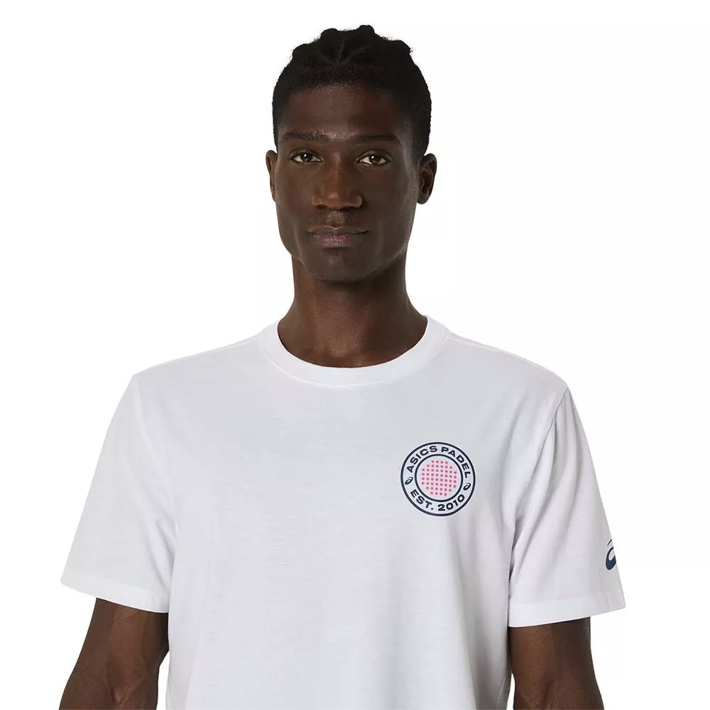 T-Shirt Asics Padel Court SS Blanc