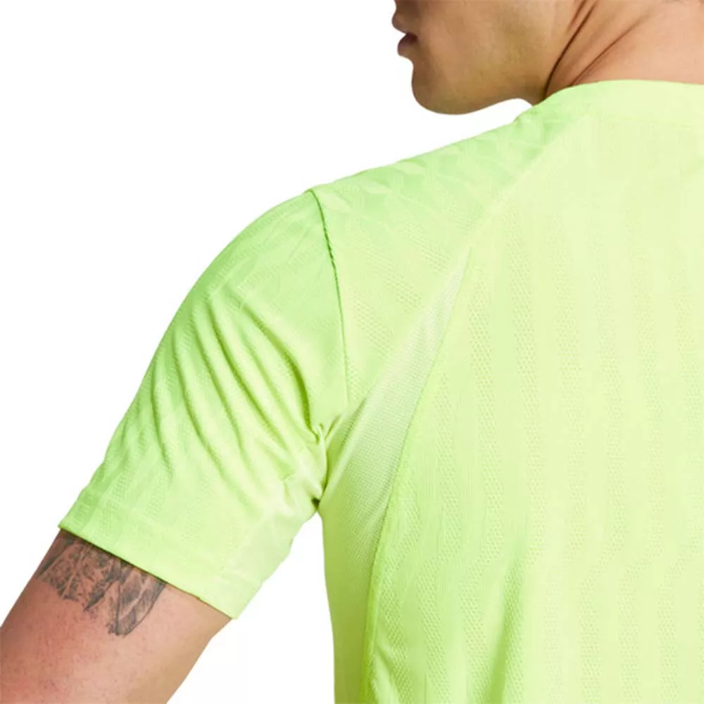 T-Shirt Adidas Pro FreeLift Vert fluo