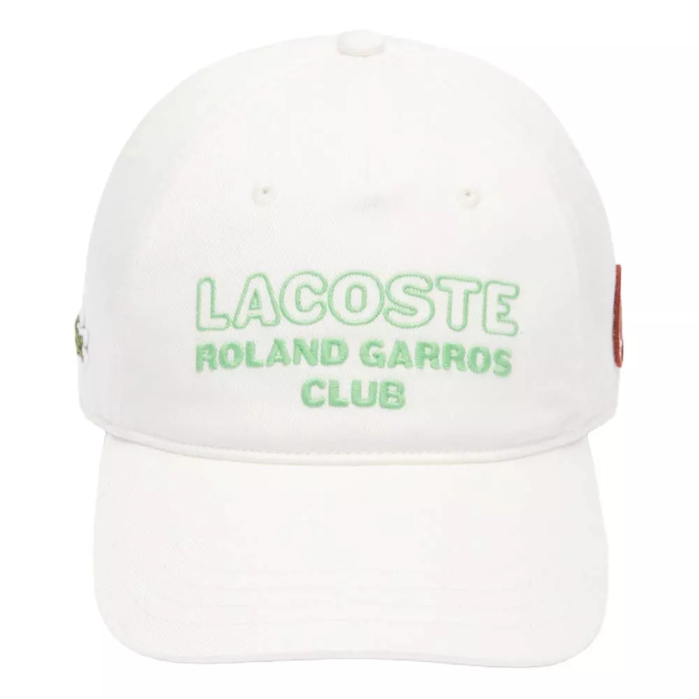 Casquette Lacoste Roland Garros Club Blanc