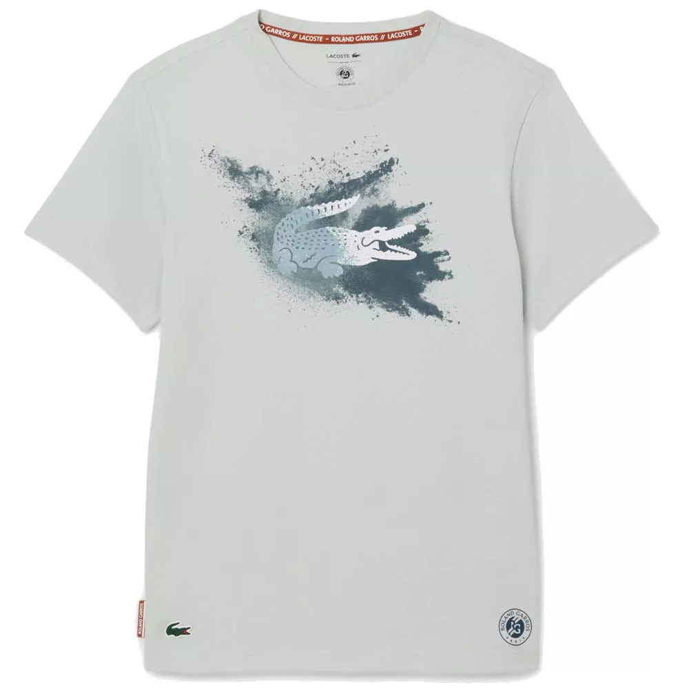 T-Shirt Lacoste Roland Garros Unisex Gris