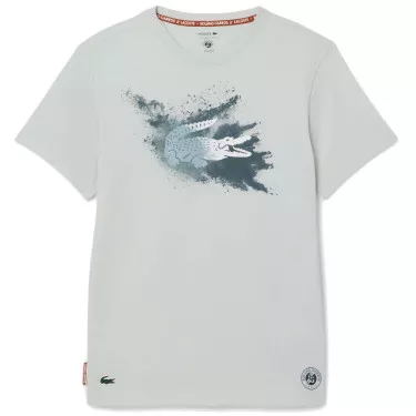 T-Shirt Lacoste Roland Garros Unisex Gris