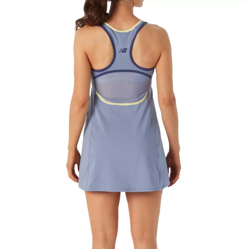 Robe New Balance Tournament Bleu gris