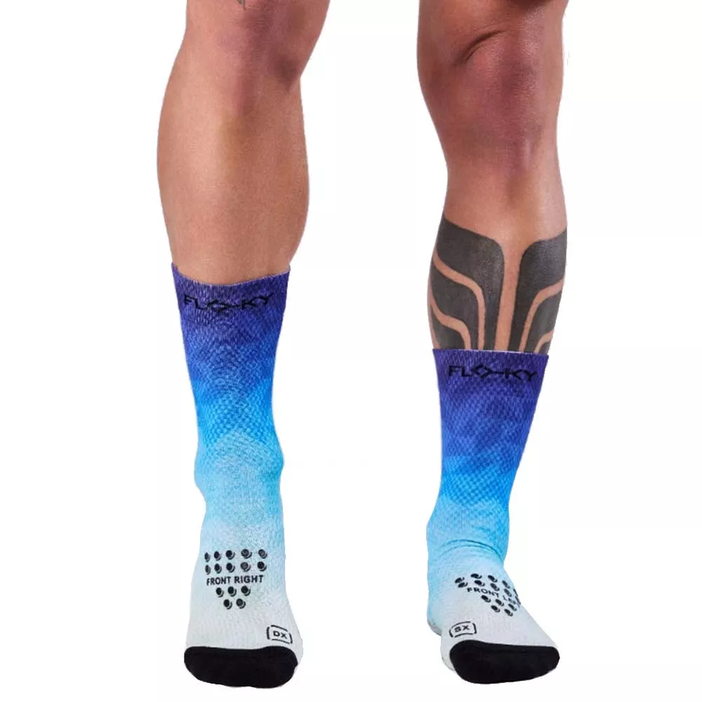 Chaussettes de compression Floky S-MASH 3D FANTASY Bali Bleu