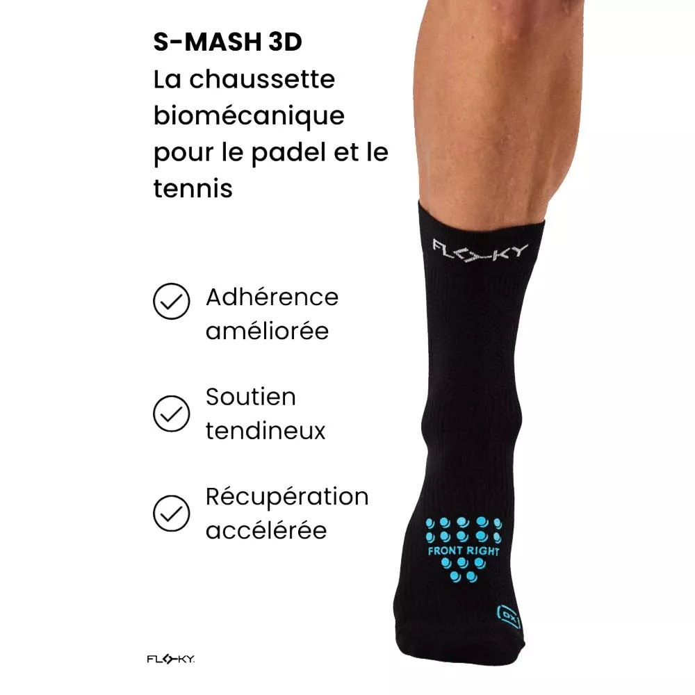 Chaussettes de compression Floky S-MASH 3D FANTASY Bali Bleu