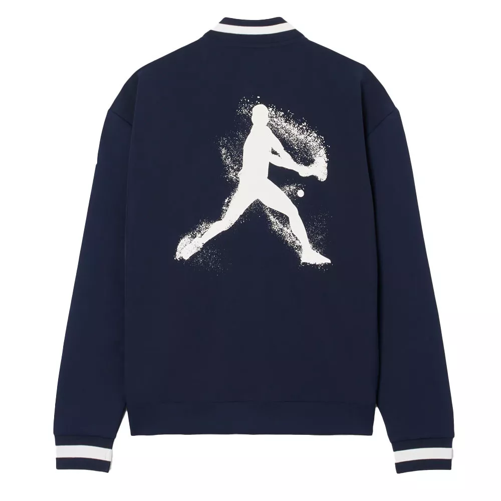 Veste zippée Lacoste Roland Garros Bleu marine