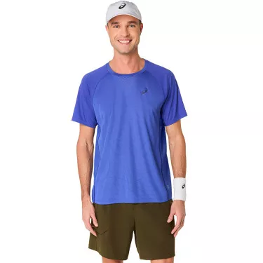 T-Shirt Asics Match Bleu