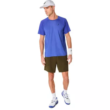 T-Shirt Asics Match Bleu