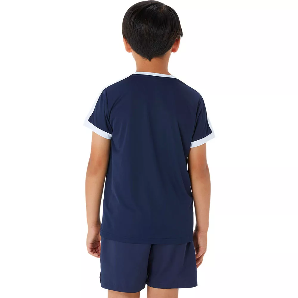 T-Shirt Asics Garçon Bleu Marine