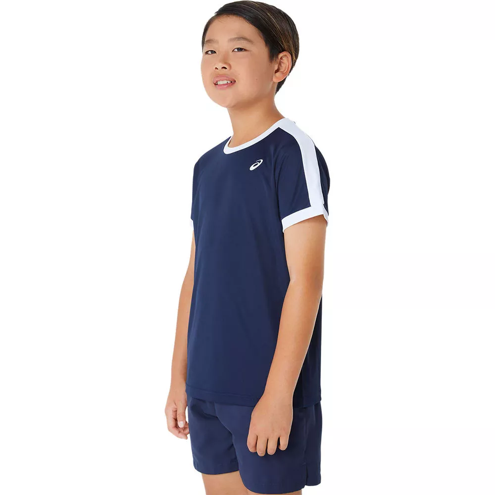 T-Shirt Asics Garçon Bleu Marine