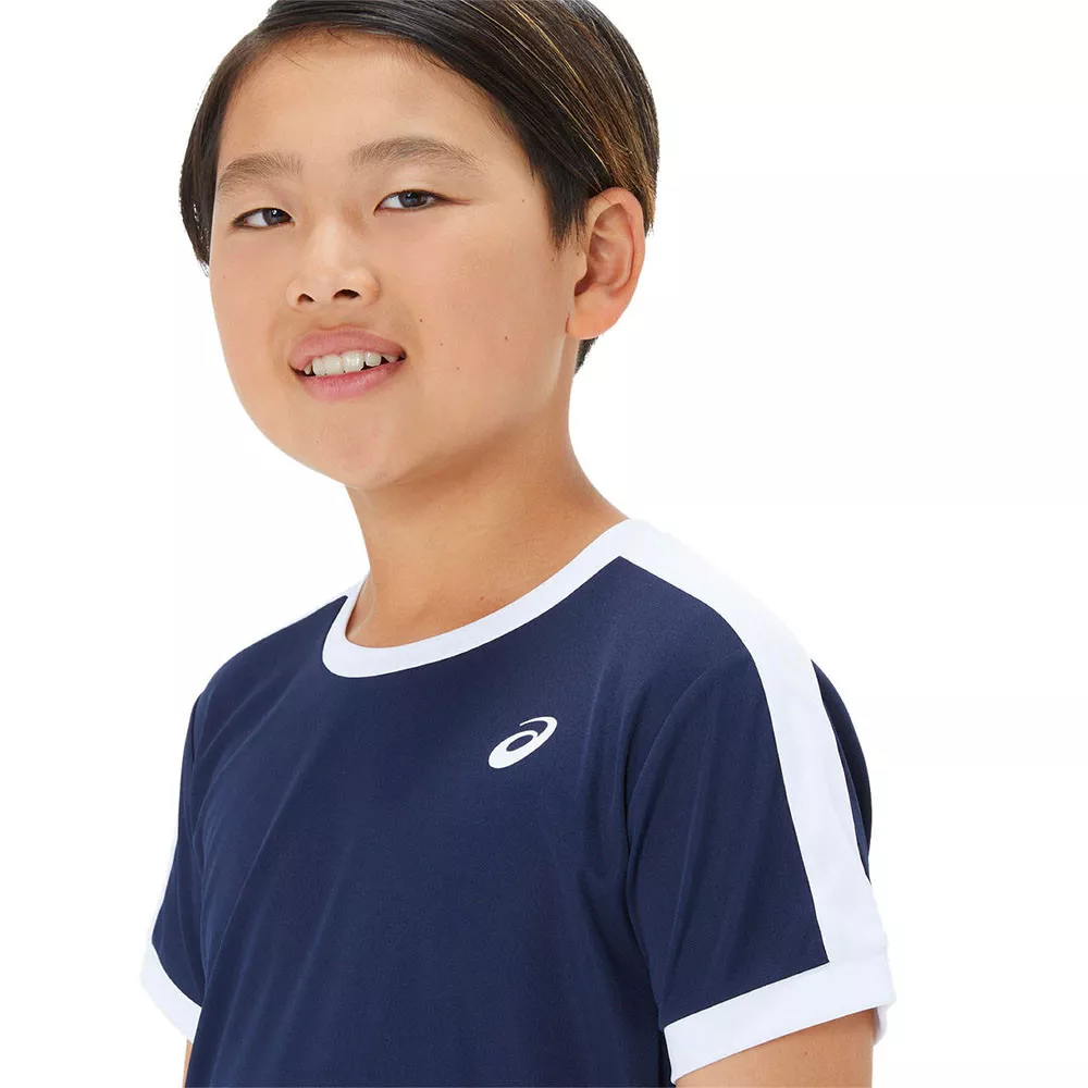 T-Shirt Asics Garçon Bleu Marine