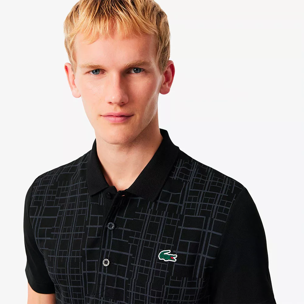 Polo Lacoste Tennis Novak Djokovic Noir
